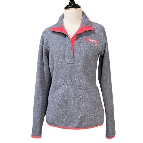 Columbia PFG Women's Half Snap Fleece Pullover Long Sleeve Sweatshirt - Picture 1 of 11